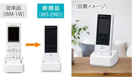 モニター付きワイヤレス子機