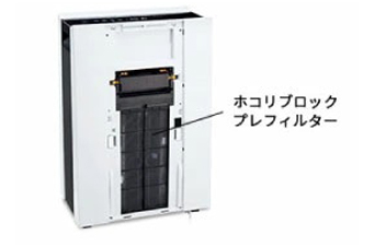 ホコリブロックプレフィルター