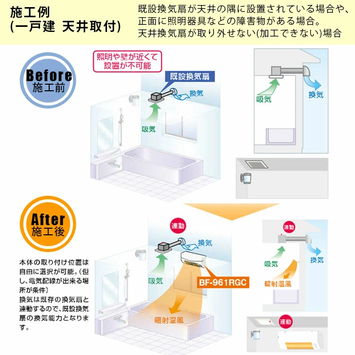お洒落無限大。 浴室換気乾燥暖房機 高須産業 BF-961RGC | revias.jp