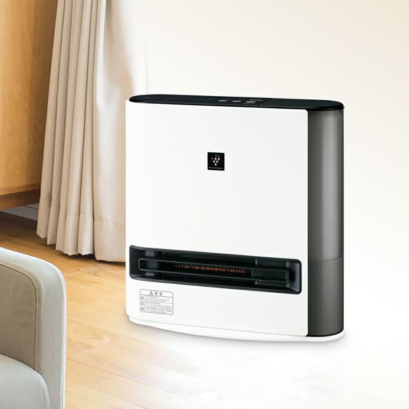 HX-SK12-W シャープ プラズマクラスター加湿セラミックファンヒーター 