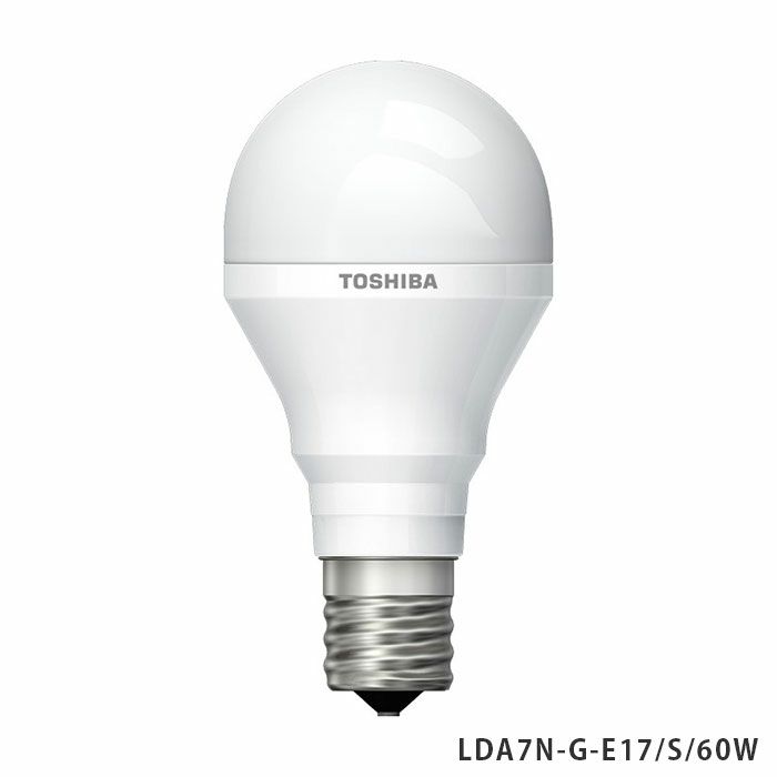 LDA7N-G-E17/S/60W 東芝ライテック LED電球 昼白色 E17 60W相当