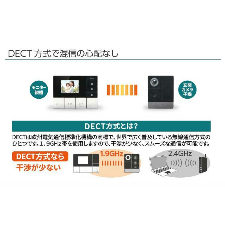 DHS-TMP2320 エルパ ワイヤレステレビドアホン | エアコン・家電通販のたまたま