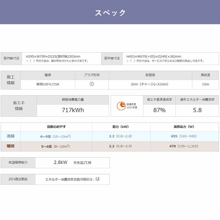 標準工事費込み】MSZ-GV2224-W 三菱 ルームエアコン 霧ヶ峰 GVシリーズ 主に6畳用 | エアコン・家電通販のたまたま